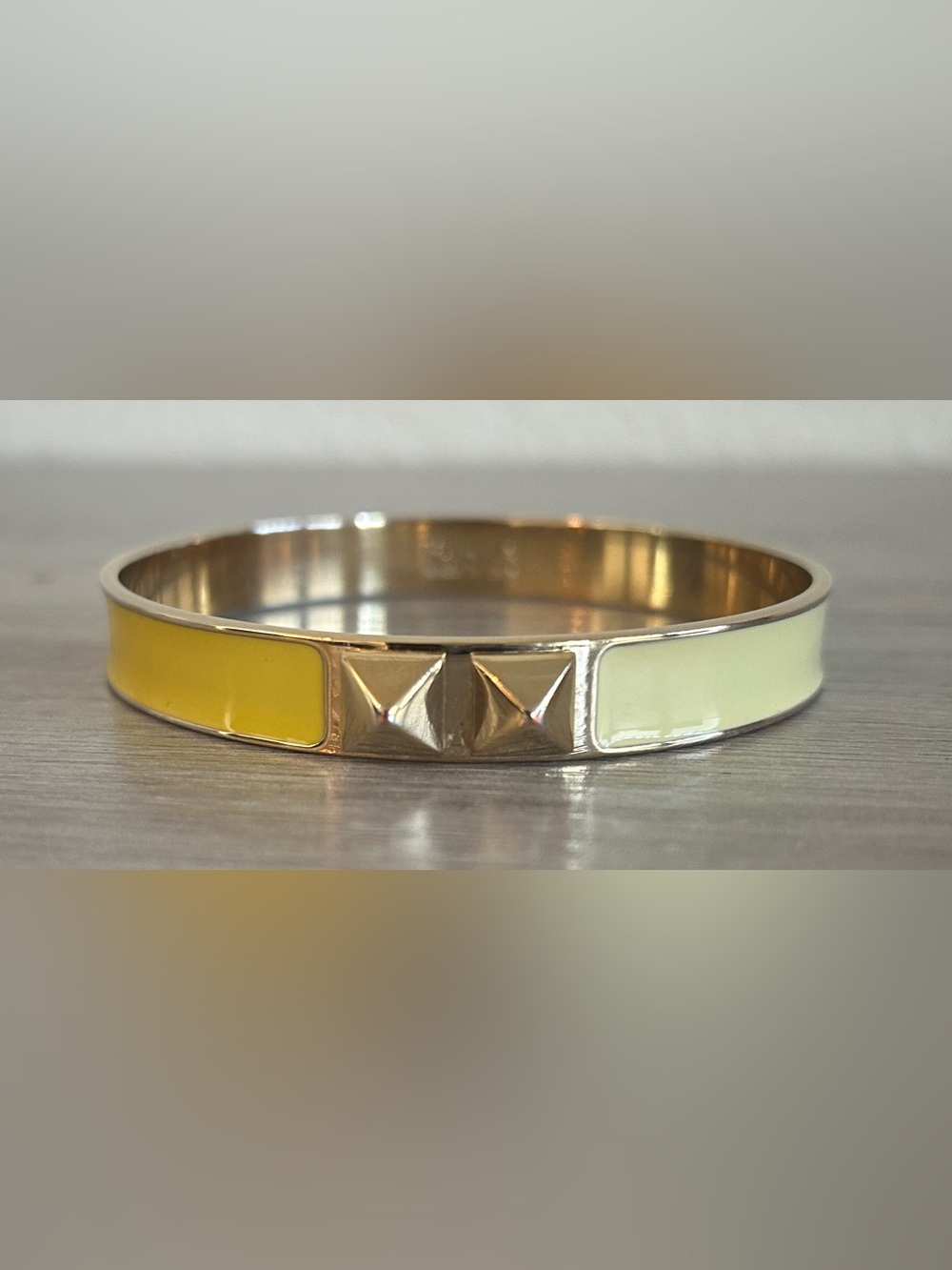 Furla Enamel Studded Bangle Bracelet